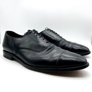 Allen Edmonds Park Avenue 5615 Black Leather Cap Toe Oxford Dress Shoes US 15 B